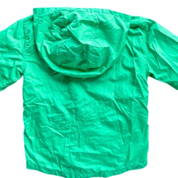 George Boys Green Zip  Rain Jacket Size 7/8 - Picture 4 of 8